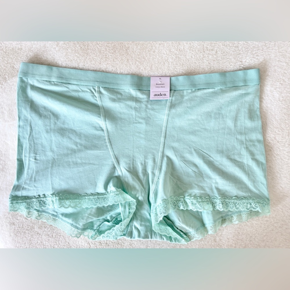Auden Mint Green Seamless Boyshort Underwear, Size XL - NWT